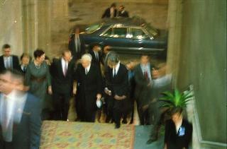Visita ufficiale del Presidente della Repubblica Francesco Cossiga a Barcellona (Spagna)