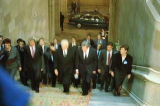 Visita ufficiale del Presidente della Repubblica Francesco Cossiga a Barcellona (Spagna)