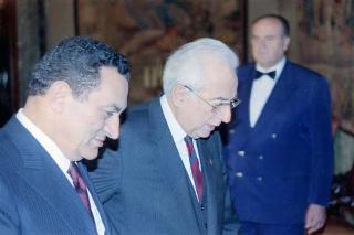 Incontro con il Presidente della Repubblica Araba d'Egitto Hosny Mubarak