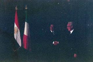 Incontro con il Presidente della Repubblica Araba d'Egitto Hosny Mubarak