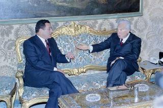 Incontro con il Presidente della Repubblica Araba d'Egitto Hosny Mubarak
