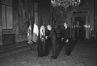Incontro con l'Emiro del Kuwait S.A. Jaber al Ahmed al Sabah
