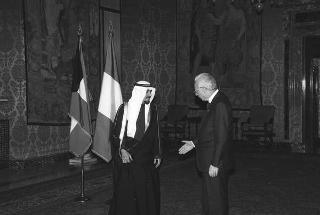 Incontro con l'Emiro del Kuwait S.A. Jaber al Ahmed al Sabah
