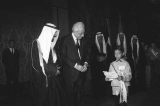 Incontro con l'Emiro del Kuwait S.A. Jaber al Ahmed al Sabah