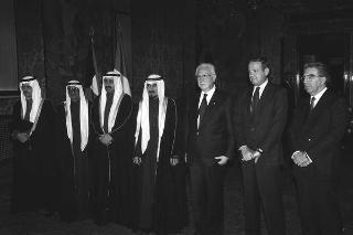 Incontro con l'Emiro del Kuwait S.A. Jaber al Ahmed al Sabah