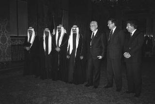 Incontro con l'Emiro del Kuwait S.A. Jaber al Ahmed al Sabah