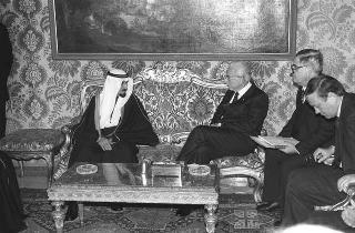 Incontro con l'Emiro del Kuwait S.A. Jaber al Ahmed al Sabah