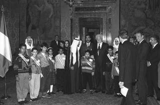 Incontro con l'Emiro del Kuwait S.A. Jaber al Ahmed al Sabah