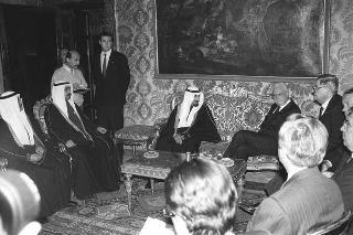 Incontro con l'Emiro del Kuwait S.A. Jaber al Ahmed al Sabah