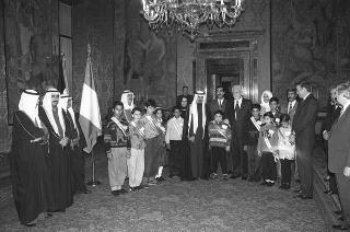 Incontro con l'Emiro del Kuwait S.A. Jaber al Ahmed al Sabah