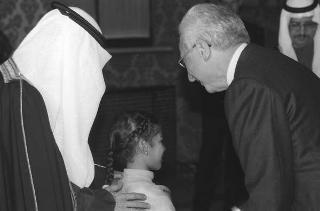 Incontro con l'Emiro del Kuwait S.A. Jaber al Ahmed al Sabah