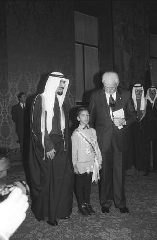 Incontro con l'Emiro del Kuwait S.A. Jaber al Ahmed al Sabah
