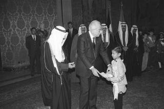 Incontro con l'Emiro del Kuwait S.A. Jaber al Ahmed al Sabah