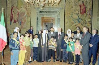 Incontro con l'Emiro del Kuwait S.A. Jaber al Ahmed al Sabah