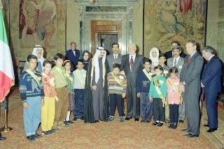 Incontro con l'Emiro del Kuwait S.A. Jaber al Ahmed al Sabah