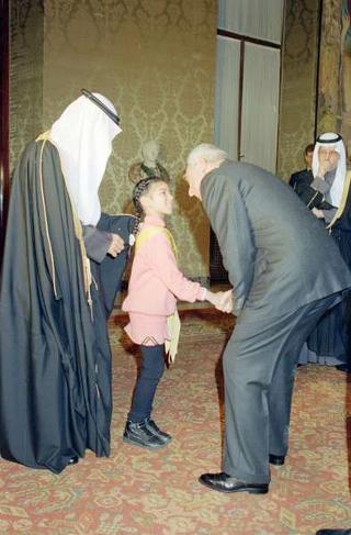 Incontro con l'Emiro del Kuwait S.A. Jaber al Ahmed al Sabah