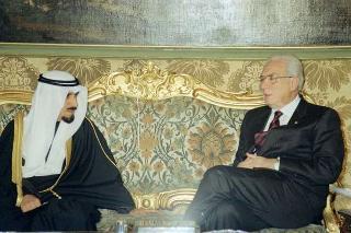 Incontro con l'Emiro del Kuwait S.A. Jaber al Ahmed al Sabah