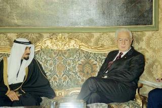 Incontro con l'Emiro del Kuwait S.A. Jaber al Ahmed al Sabah