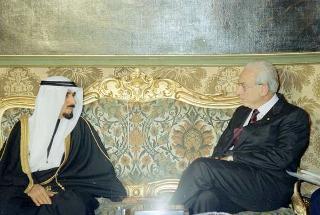 Incontro con l'Emiro del Kuwait S.A. Jaber al Ahmed al Sabah