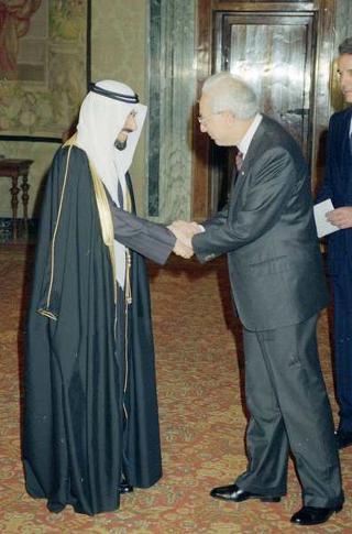 Incontro con l'Emiro del Kuwait S.A. Jaber al Ahmed al Sabah