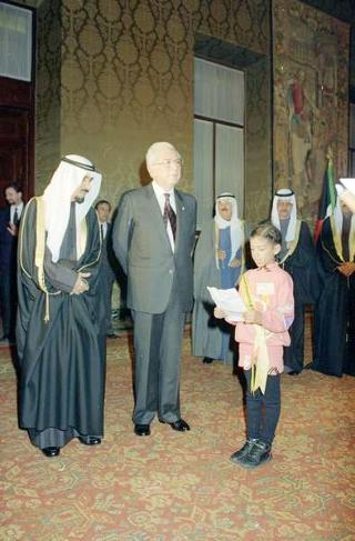 Incontro con l'Emiro del Kuwait S.A. Jaber al Ahmed al Sabah