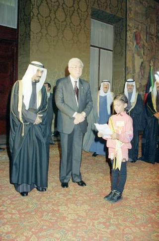 Incontro con l'Emiro del Kuwait S.A. Jaber al Ahmed al Sabah