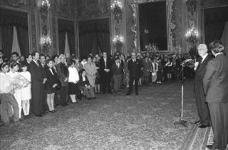 Incontro con la Giunta esecutiva del Centro nazionale per la bontà nella scuola, il comitato organizzatore e i vincitori del 41° Premio nazionale "Livio Tempesta"
