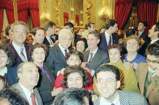 Incontro con la Giunta esecutiva del Centro nazionale per la bontà nella scuola, il comitato organizzatore e i vincitori del 41° Premio nazionale "Livio Tempesta"