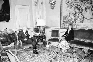 Incontro del Presidente della Repubblica Francesco Cossiga con Margherita Boniver, ministro per l'immigrazione e gli italiani all'estero