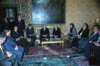Visita del Presidente della Repubblica Socialista Federativa Sovietica della Russia Boris Eltsin con la consorte, la signora Naina Iosifovna El'cina