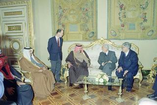 Visita di Stato di Sua Altezza A. Shaikn Khalifa Bin Hamad Al-Thani Emiro dello Stato del Qatar