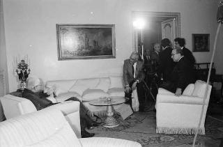 Intervista del Presidente della Repubblica Francesco Cossiga con Franco Cangini e Arrigo Petacco