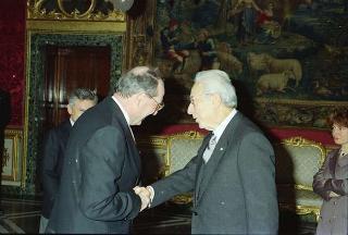 Il Presidente della Repubblica riceve Konrad Seitz, nuovo ambasciatore della Repubblica Federale di Germania: presentazione lettere credenziali