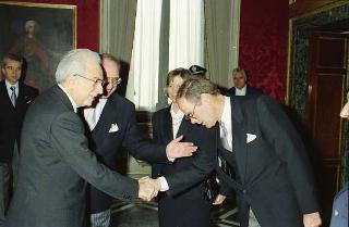 Il Presidente della Repubblica riceve Konrad Seitz, nuovo ambasciatore della Repubblica Federale di Germania: presentazione lettere credenziali