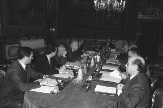 Riunione della Commissione per la ristrutturazione dei Servizi di sicurezza del Consiglio Supremo di Difesa