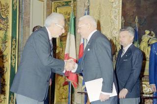 Il Presidente della Repubblica Francesco Cossiga riceve Marko Kosin, nuovo ambasciatore della Repubblica di Slovenia per la presentazione lettere credenziali