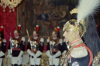 Cerimonia di conferimento del titolo di "appuntato onorario" del Reggimento carabinieri guardie della Repubblica al Presidente della Repubblica