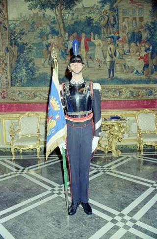 Cerimonia di conferimento del titolo di "appuntato onorario" del Reggimento carabinieri guardie della Repubblica al Presidente della Repubblica