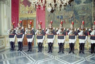 Cerimonia di conferimento del titolo di "appuntato onorario" del Reggimento carabinieri guardie della Repubblica al Presidente della Repubblica