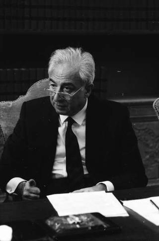 Foto del Presidente della Repubblica Francesco Cossiga per il settimanale "Epoca"