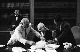 Foto del Presidente della Repubblica Francesco Cossiga per il settimanale "Epoca"