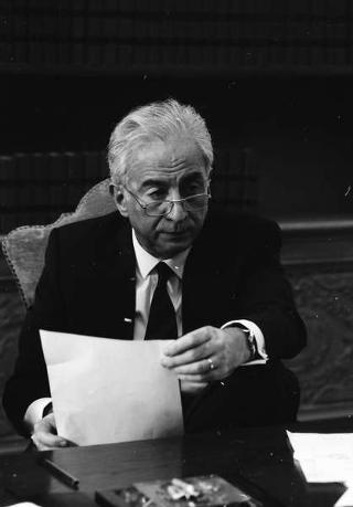 Foto del Presidente della Repubblica Francesco Cossiga per il settimanale "Epoca"