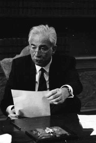 Foto del Presidente della Repubblica Francesco Cossiga per il settimanale "Epoca"