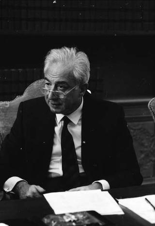 Foto del Presidente della Repubblica Francesco Cossiga per il settimanale "Epoca"