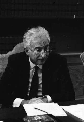 Foto del Presidente della Repubblica Francesco Cossiga per il settimanale "Epoca"