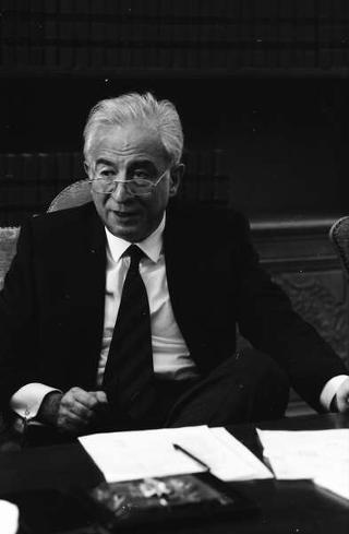 Foto del Presidente della Repubblica Francesco Cossiga per il settimanale "Epoca"