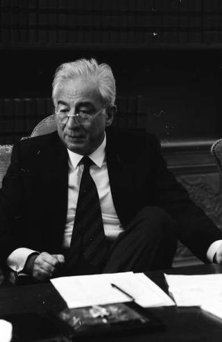 Foto del Presidente della Repubblica Francesco Cossiga per il settimanale "Epoca"