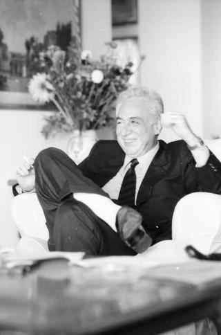 Foto del Presidente della Repubblica Francesco Cossiga per il settimanale "Epoca"