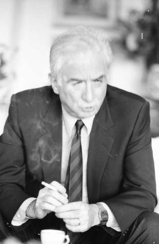 Foto del Presidente della Repubblica Francesco Cossiga per il settimanale "Epoca"
