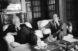 Foto del Presidente della Repubblica Francesco Cossiga per il settimanale "Epoca"